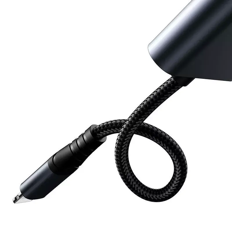 Adaptador de áudio 2-em-1 Joyroom SY-L01 Lightning para 3,5 mm + Lightning, preto