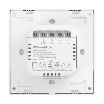 Interruptor de parede inteligente Sonoff NSPanel com ecrã tátil WiFi NSPanel-EUW