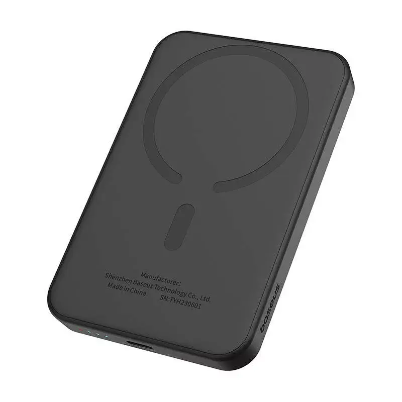 Mini powerbank magnética Baseus 5000mAh 20W (preta)
