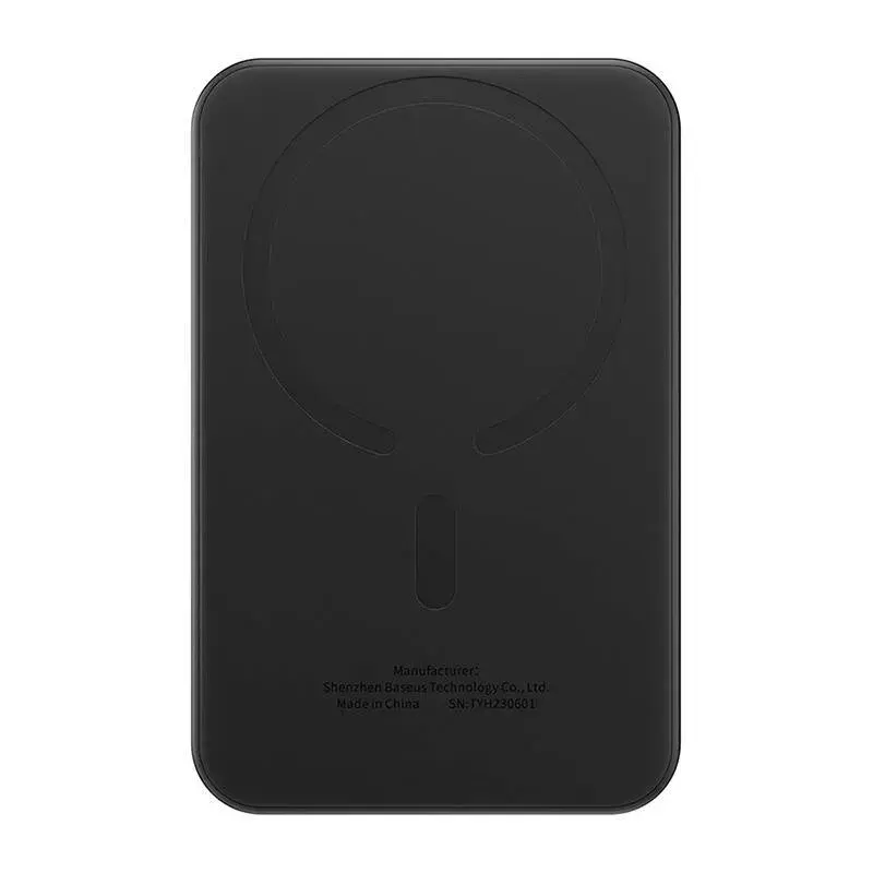 Mini powerbank magnética Baseus 5000mAh 20W (preta)