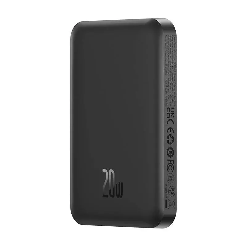 Mini powerbank magnética Baseus 5000mAh 20W (preta)