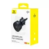 Suporte para automóvel Baseus MagPro C40164100121-01 15W Qi2.0 preto – carregador sem fios magnético para telefones compatíveis com Qi2.0