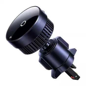 Suporte para automóvel Baseus MagPro C40164100121-01 15W Qi2.0 preto – carregador sem fios magnético para telefones compatíveis com Qi2.0