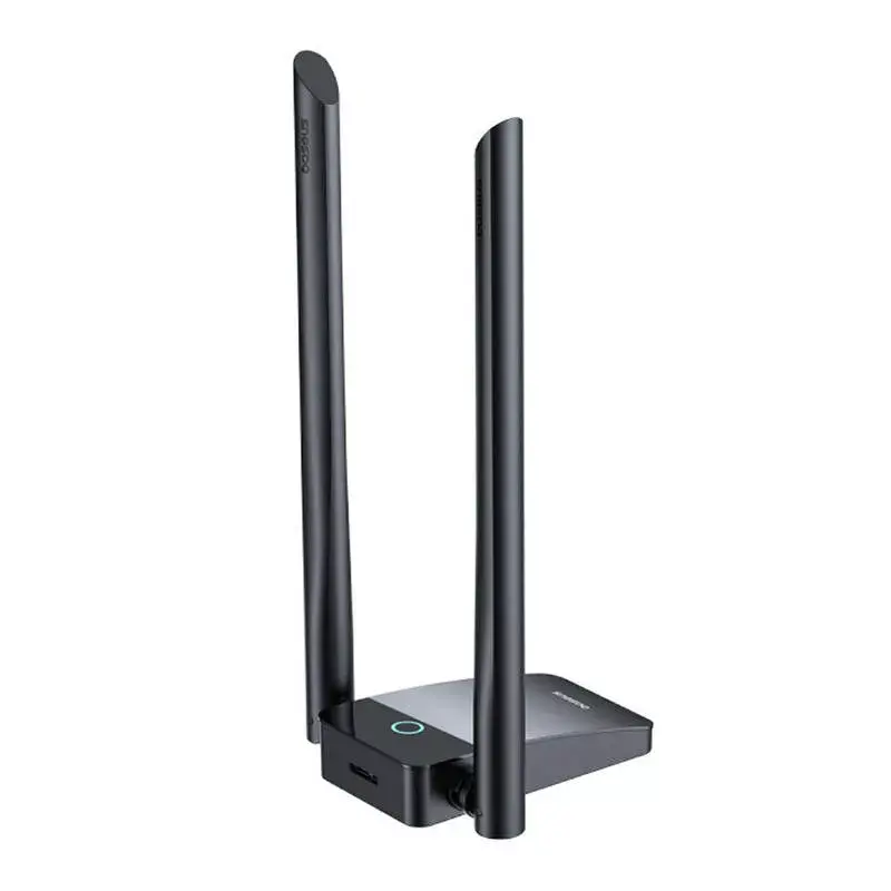 Adaptador WiFi Baseus FastJoy 1800 MBit/s preto – adaptador de rede USB dual-band