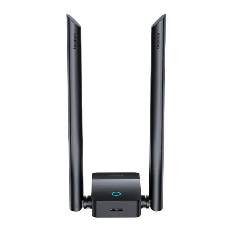 Adaptador WiFi Baseus FastJoy 1800 MBit/s preto – adaptador de rede USB dual-band