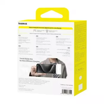 Powerbank OS-Baseus Compact IP 5000mAh 20W (branco)