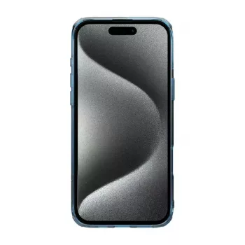 Capa TPU Nillkin Nature para iPhone 16 Plus — magnética, azul, capa de proteção fina