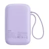 Carregador portátil Baseus QPow 2 10000mAh 30W 2xUSB-C powerbank (roxo)