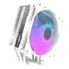 Arrefecedor de ar Darkflash Z4 Pro Mist branco — ventoinha de 120 mm, rolamento hidráulico, 200 W TDP, compatível com AM5/AM4/LGA1700/1200/115x