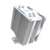 Arrefecedor de ar Darkflash Z4 Pro Mist branco — ventoinha de 120 mm, rolamento hidráulico, 200 W TDP, compatível com AM5/AM4/LGA1700/1200/115x