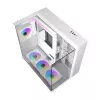 Caixa de computador Darkflash TH285, ATX, branco