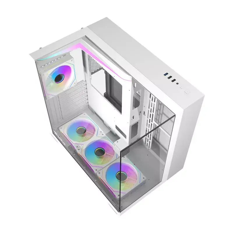 Caixa de computador Darkflash TH285, ATX, branco