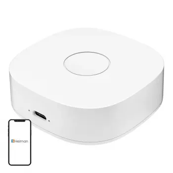 Gateway Smart Home HEIMAN WS2GW-R conectividade sem fios Wi-Fi, modelo WS2GW-R
