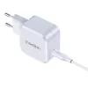 CHOETECH PD8007 carregador GaN USB-C de 45 W, PD3.0, QC3.0, PPS, EU, branco