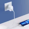 CHOETECH PD8007 carregador GaN USB-C de 45 W, PD3.0, QC3.0, PPS, EU, branco