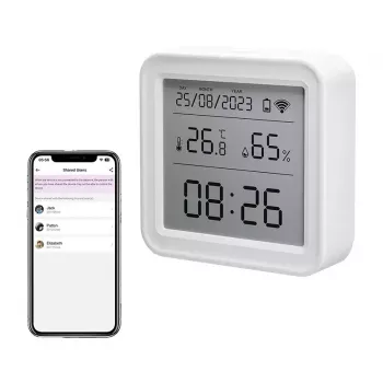 Sensor de temperatura e humidade Gosund ST17 Zigbee com ecrã LCD