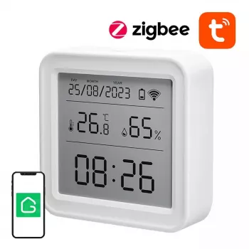 Sensor de temperatura e humidade Gosund ST17 Zigbee com ecrã LCD