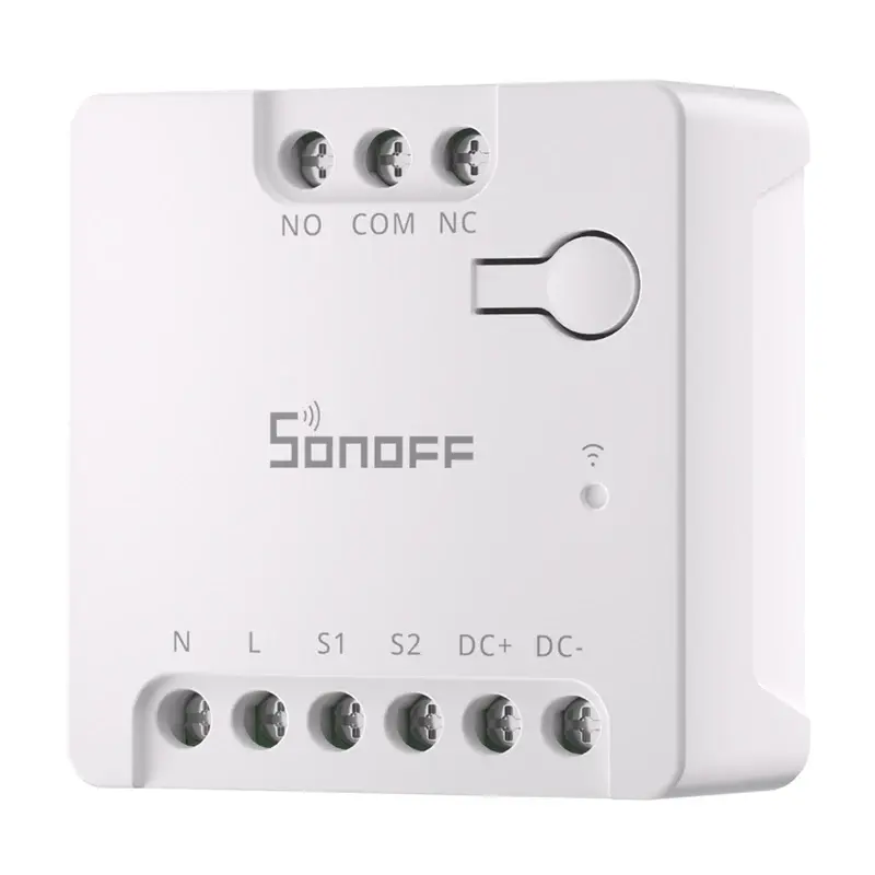 Interruptor inteligente Wi-Fi Sonoff MINI-D AC/DC 12–48V contacto livre de potencial