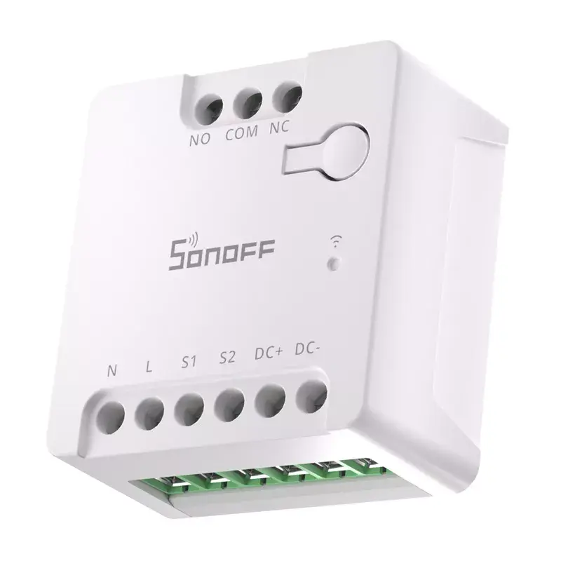 Interruptor inteligente Wi-Fi Sonoff MINI-D AC/DC 12–48V contacto livre de potencial