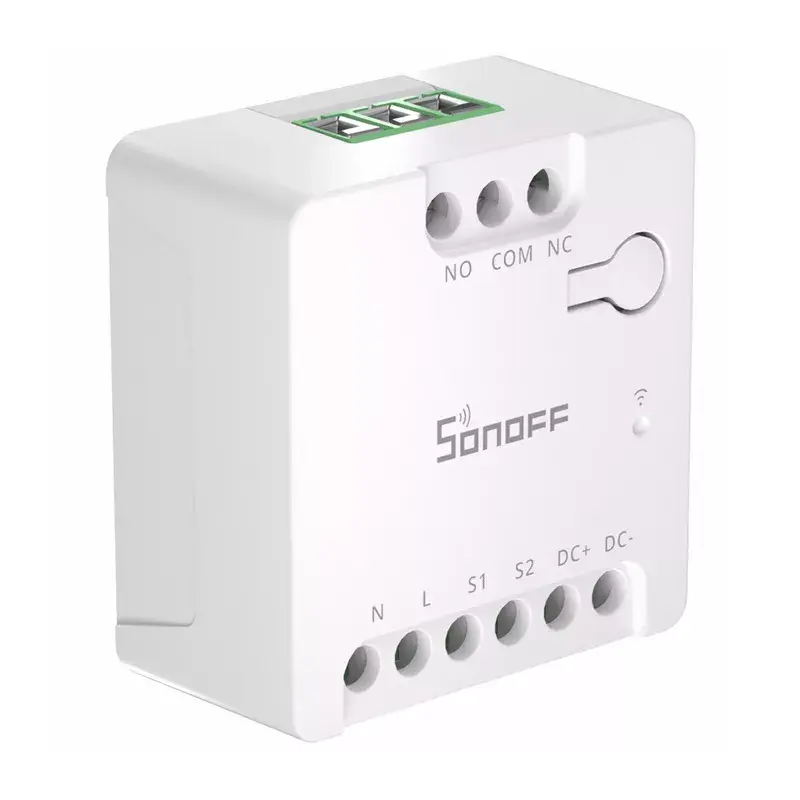 Interruptor inteligente Wi-Fi Sonoff MINI-D AC/DC 12–48V contacto livre de potencial