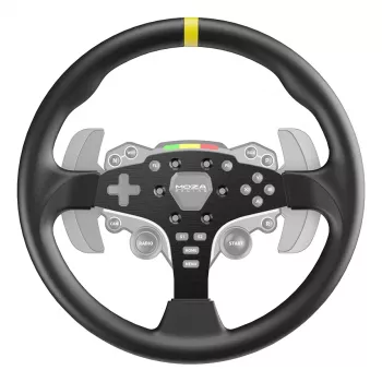 Volante de corrida MOZA RS046 acessório para comando de jogos preto PC