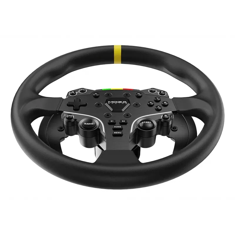 Volante de corrida MOZA RS046 acessório para comando de jogos preto PC