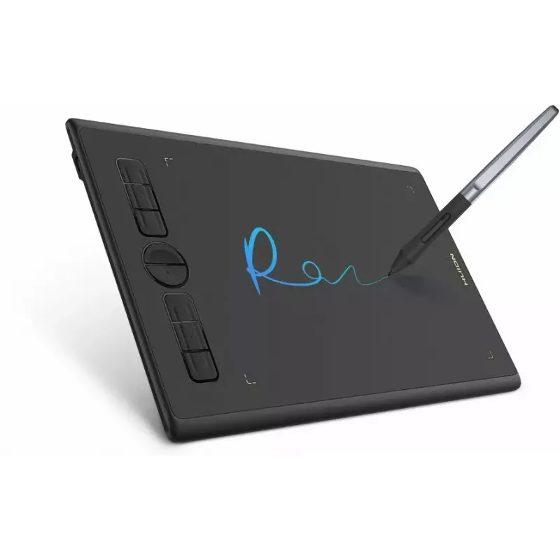 Huion Inspiroy H580X mesa digitalizadora, 8 x 5 polegadas, 5080 LPI, 8192 níveis de pressão, 8 teclas de atalho, USB-C