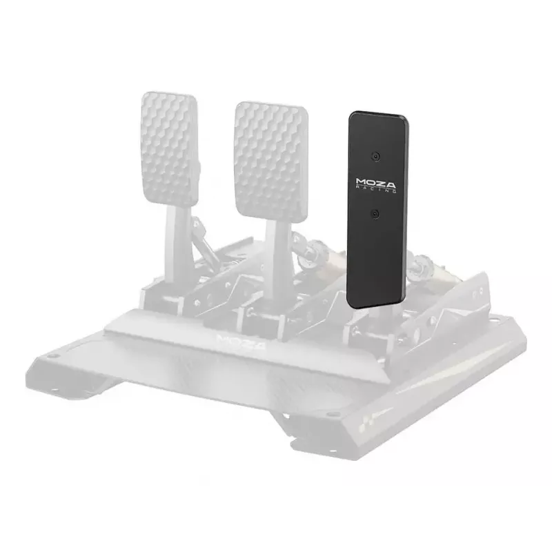 Placa de montagem de pedais Moza Racing CRP2 alumínio preto 60 mm x 185 mm