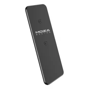 Placa de montagem de pedais Moza Racing CRP2 alumínio preto 60 mm x 185 mm