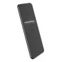 Placa de montagem de pedais Moza Racing CRP2 alumínio preto 60 mm x 185 mm