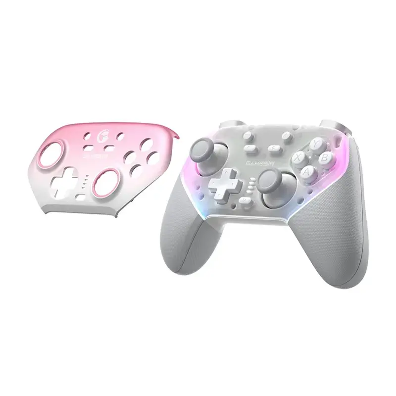 Comando sem fios GameSir SuperNova T4n Pro rosa — Bluetooth, design ergonómico portátil