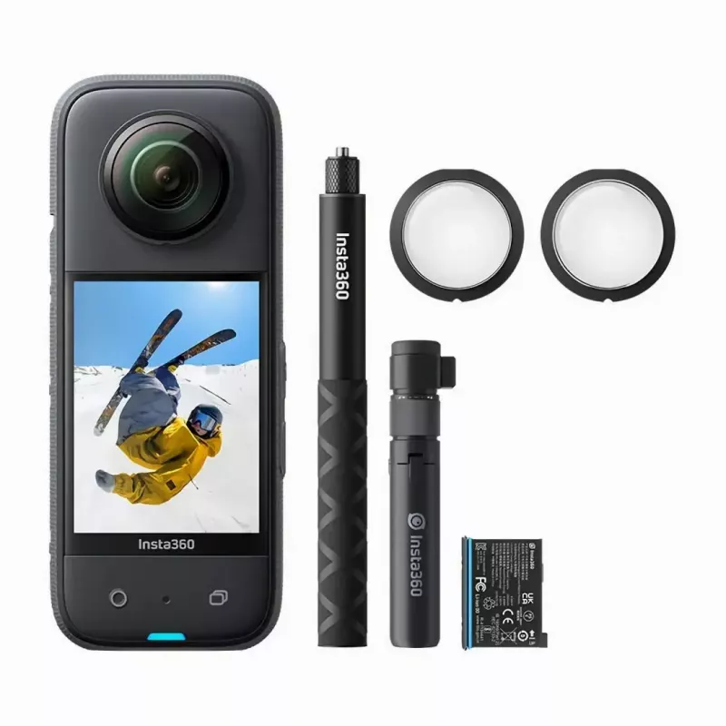 Câmara 360 Insta360 X3 à prova de água 5.7K - Câmara de ação 360° à prova de água Insta360 X3 5.7K
