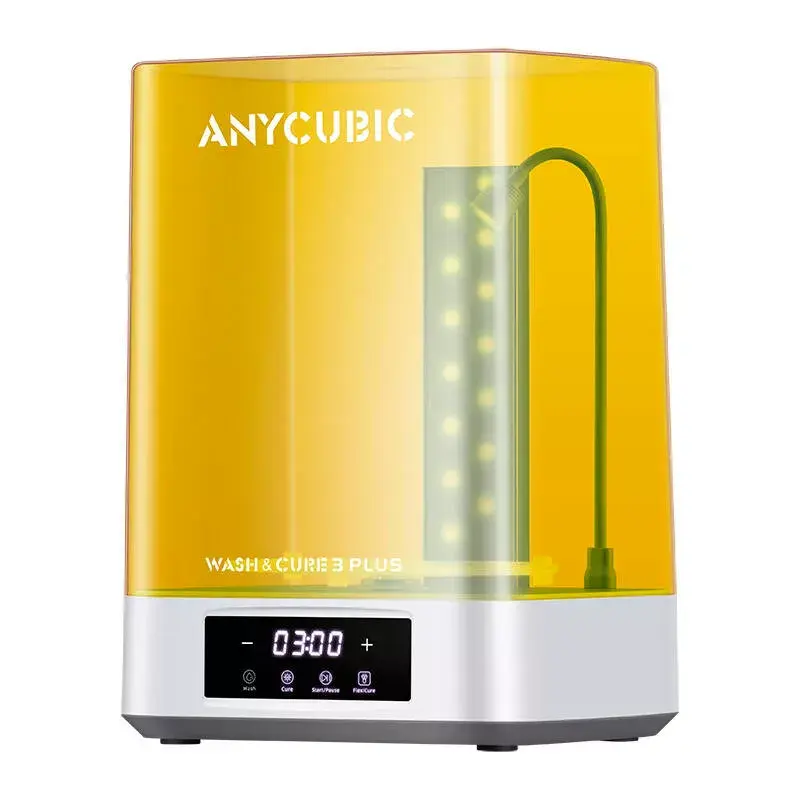Máquina de limpeza e secagem AnyCubic Wash & Cure 3 Plus WS3LA0WH-Y-O para impressões 3D