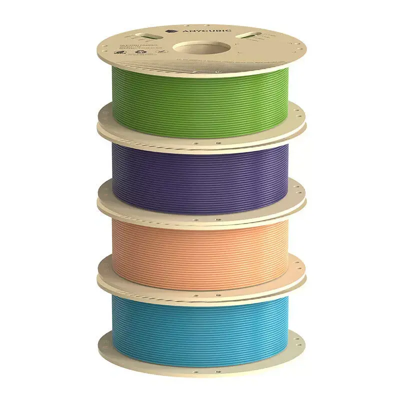 Conjunto de filamento AnyCubic HPL20-101-4 – embalagem de 4 bobinas para impressão 3D