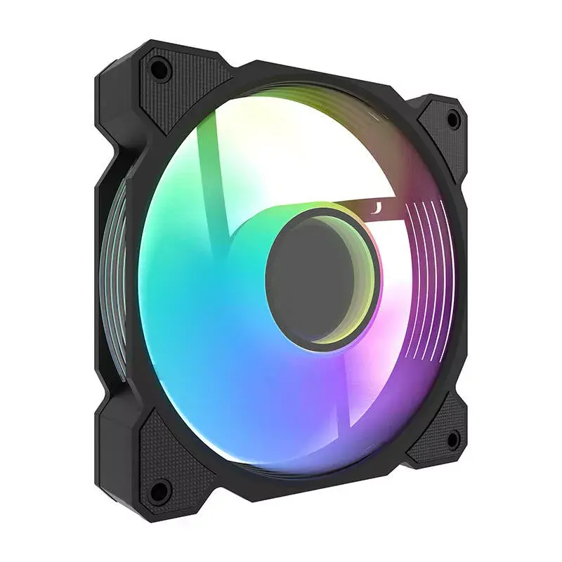 Ventoinha de arrefecimento Darkflash DR08 (preto) — ventoinha para caixa/CPU, modelo DR08 preto