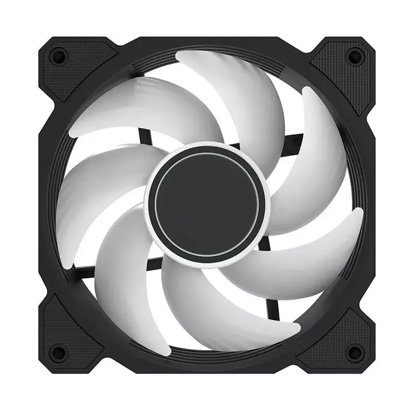 Ventoinha de arrefecimento Darkflash DR08 (preto) — ventoinha para caixa/CPU, modelo DR08 preto