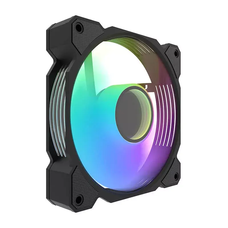 Ventoinha de arrefecimento Darkflash DR08 (preto) — ventoinha para caixa/CPU, modelo DR08 preto
