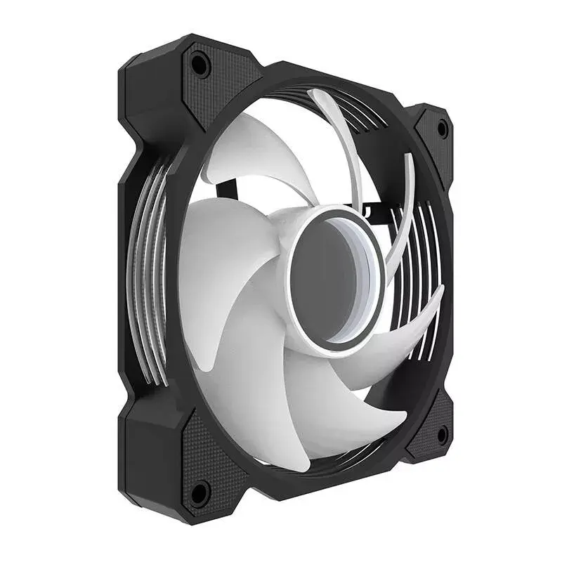 Ventoinha de arrefecimento Darkflash DR08 (preto) — ventoinha para caixa/CPU, modelo DR08 preto