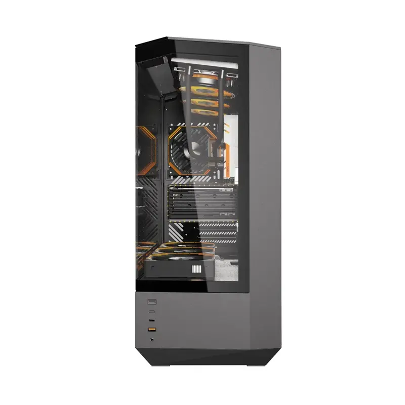 Caixa de computador Darkflash DY460 ATX preto