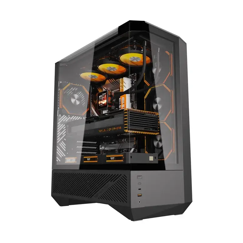 Caixa de computador Darkflash DY460 ATX preto