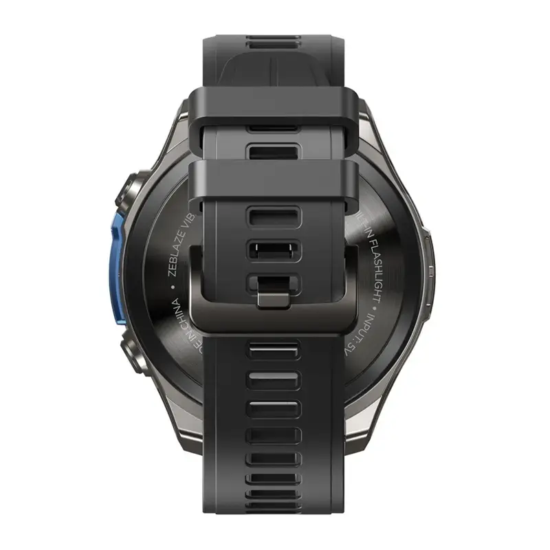 Smartwatch Zeblaze Vibe 8 Abyss preto com medidor de frequência cardíaca, à prova de água