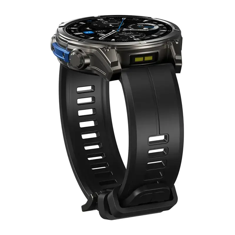 Smartwatch Zeblaze Vibe 8 Abyss preto com medidor de frequência cardíaca, à prova de água