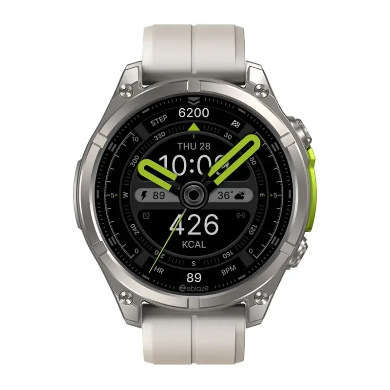 Smartwatch Zeblaze Vibe 8 cinzento – medidor de frequência cardíaca, à prova de água