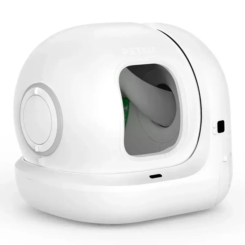 Caixa de areia autolimpante PETKIT PURA MAX 2 — branca, limpeza automática