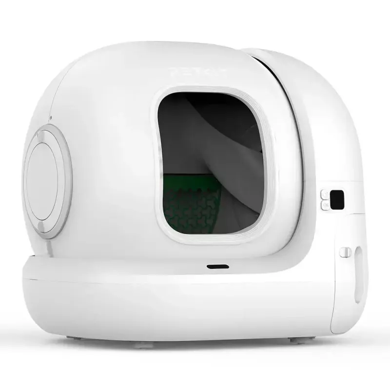 Caixa de areia autolimpante PETKIT PURA MAX 2 — branca, limpeza automática