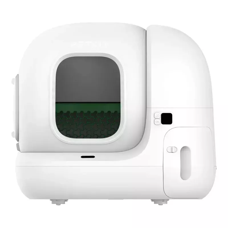 Caixa de areia autolimpante PETKIT PURA MAX 2 — branca, limpeza automática