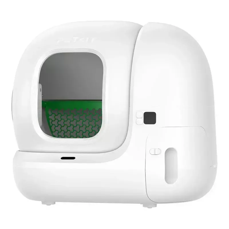 Caixa de areia autolimpante PETKIT PURA MAX 2 — branca, limpeza automática