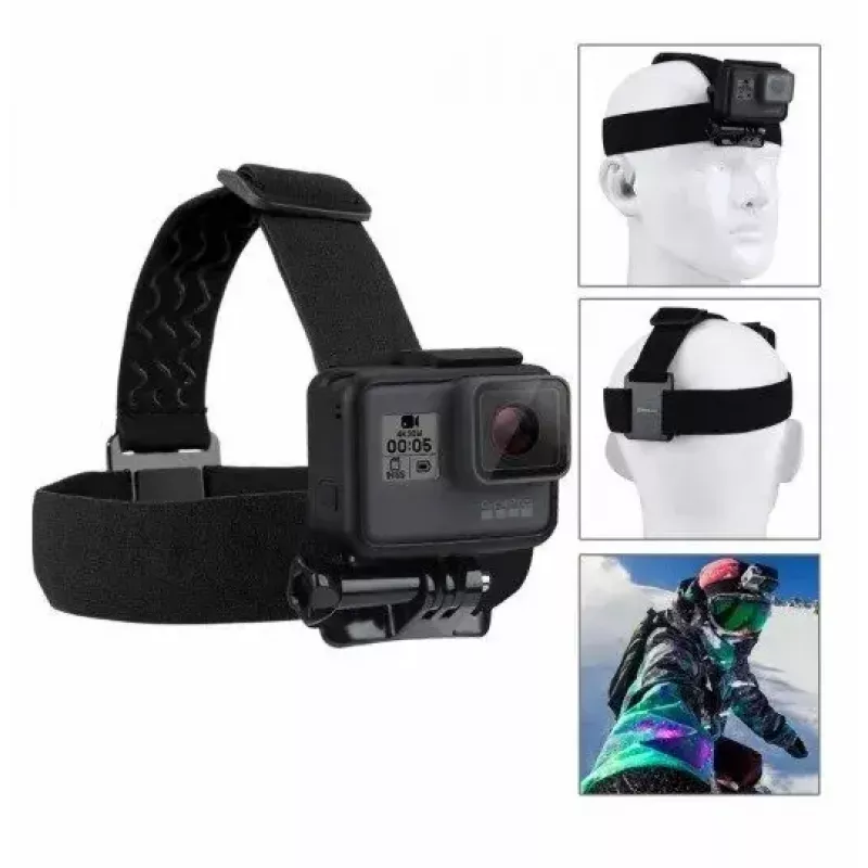 Conjunto de acessórios Puluz PKT18 para câmaras de ação – kit de 20 peças compatível com Osmo Action 5, Pro, Insta360 Ace Pro 2