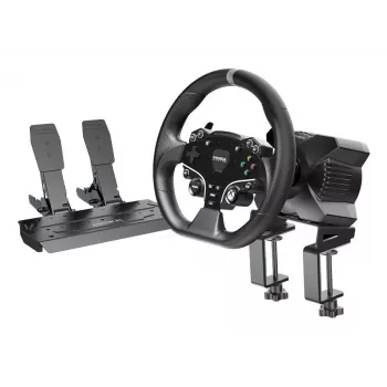Conjunto Moza Racing R3 para XBOX e PC, volante + pedais, PC, Xbox One, Xbox Series S, Xbox Series X, botão Home, 360°, acionamento direto, ajustável