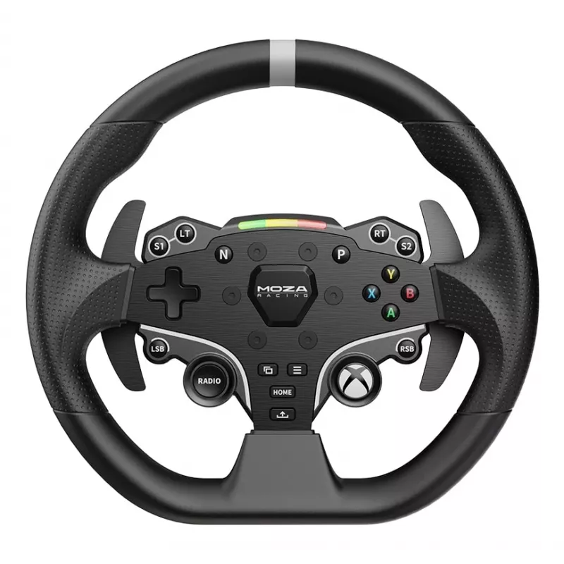 Conjunto Moza Racing R3 para XBOX e PC, volante + pedais, PC, Xbox One, Xbox Series S, Xbox Series X, botão Home, 360°, acionamento direto, ajustável
